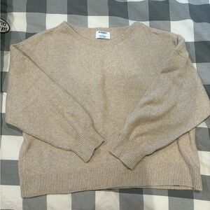 Old Navy Tan Knit Sweater